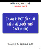 BG Phân tích chuỗi thời gian trong tài chính - Chương 1