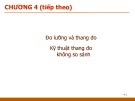 Bài giảng Chương 4: Đo lường và thang đo kỹ thuật thang đo không so sánh