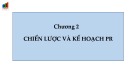 Bài giảng Quản trị quan hệ công chúng: Chương 2 - Chiến lược và kế hoạch PR