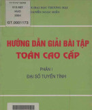 Hướng dẫn giải bài tập Đại số tuyến tính: Phần 2