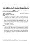 Đánh giá giá trị của nội soi NBI trong chẩn đoán nhiễm khuẩn Helicobacter pylori ở bệnh nhân viêm dạ dày mạn tính