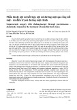 Phẫu thuật nội soi kết hợp nội soi đường mật qua ống nối mật - da điều trị sỏi đường mật chính