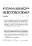 Thực trạng tuân thủ quy trình chăm sóc thiết yếu cho bà mẹ và trẻ sơ sinh trong và sau mổ lấy thai tại Khoa Phụ sản, Bệnh viện Trung ương Quân đội 108 năm 2021