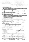 Đề thi giữa học kì 1 môn Toán lớp 7 năm 2023-2024 - Trường THCS Văn Yên