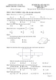 Đề thi giữa học kì 1 môn Toán lớp 7 năm 2023-2024 - Phòng GD&ĐT Tân Yên