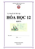 Lý thuyết và bài tập Hoá học lớp 12 (KHTN) - Trường THPT Đào Sơn Tây