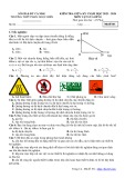 Đề thi giữa học kì 1 môn Vật lí lớp 10 năm 2023-2024 có đáp án - Trường THPT Phan Ngọc Hiển