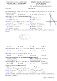 Đề thi giữa học kì 1 môn Toán lớp 10 năm 2023-2024 có đáp án - Trường THPT Lý Thường Kiệt, Bắc Ninh