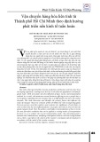 Vận chuyển hàng hóa liên tỉnh từ thành phố Hồ Chí Minh theo định hướng phát triển nền kinh tế tuần hoàn