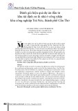 Đánh giá hiệu quả dự án đầu tư khu tái định cư & nhà ở công nhân khu công nghiệp Trà Nóc, thành phố Cần Thơ