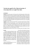 Văn hóa tộc người Pu Péo: Nhìn từ tâm thức về vũ trụ luận, hồn vía và nghi lễ sức khỏe