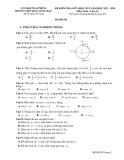 Đề thi giữa học kì 1 môn Toán lớp 11 năm 2023-2024 có đáp án - Trường THPT Trần Hưng Đạo, Hải Phòng