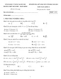 Đề thi giữa học kì 1 môn Toán lớp 11 năm 2023-2024 có đáp án - Trường THPT Trần Phú, Hà Nội
