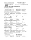 Đề thi giữa học kì 1 môn Công nghệ lớp 12 năm 2023-2024 có đáp án - Trường THPT Trần Hưng Đạo, Hải Phòng