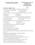 Đề thi giữa học kì 1 môn Lịch sử lớp 12 năm 2023-2024 có đáp án - Trường THPT Trần Hưng Đạo, Hải Phòng