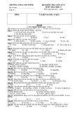 Đề thi giữa học kì 1 môn Hoá học lớp 9 năm 2023-2024 - Trường THCS Chu Minh