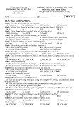 Đề thi giữa học kì 1 môn Hoá học lớp 12 năm 2022-2023 có đáp án - Trường PTDTNT Tỉnh Quảng Trị