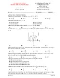 Đề thi giữa học kì 1 môn Toán lớp 12 năm 2023-2024 có đáp án - Trường THPT Trần Hưng Đạo, Hải Phòng