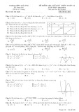 Đề thi giữa học kì 1 môn Toán lớp 12 năm 2023-2024 có đáp án - Trường THPT Trần Phú, Phú Yên