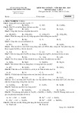 Đề thi học kì 1 môn Hoá học lớp 11 năm 2022-2023 có đáp án - Trường PTDTNT Tỉnh Quảng Trị