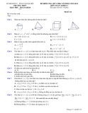 Đề thi giữa học kì 1 môn Toán lớp 12 năm 2023-2024 có đáp án - Trường THPT Trần Phú, Hà Nội