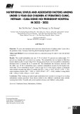 Tình trạng dinh dưỡng và một số yếu tố liên quan ở trẻ dưới 5 tuổi tại phòng khám khoa Nhi Bệnh viện Hữu nghị Việt Nam - CuBa Đồng Hới năm 2022 – 2023