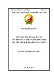 Luận văn Thạc sĩ Y học: Đánh giá tác dụng điều trị tổn thương vai bằng phương pháp cấy chỉ kết hợp xoa bóp bấm huyệt