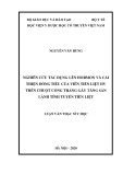 Luận văn Thạc sĩ Y học: Nghiên cứu tác dụng lên hormon và cải thiện dòng tiểu của viên tiền liệt HV trên chuột cống trắng gây tăng sản lành tính tuyến tiền liệt