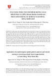 Ứng dụng phân tích mô hình không gian hình thái và viễn thám trong đánh giá phân mảnh rừng tự nhiên ở Nam Đông, Thừa Thiên Huế