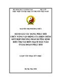 Luận văn Thạc sĩ Y học: Đánh giá tác dụng phục hồi chức năng vận động của điện châm kết hợp phương pháp dưỡng sinh điều trị tai biến mạch máu não ở giai đoạn phục hồi