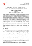 Giáo dục ý thức bảo vệ môi trường với việc đảm bảo an ninh phi truyền thống ở nước ta hiện nay