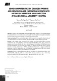Một số đặc điểm của nhóm bệnh nhân xơ gan, ung thư biểu mô tế bào gan có tiền sử viêm gan B tại Bệnh viện Đại Học Y Hà Nội