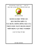 Luận văn Thạc sĩ Y học: Đánh giá độc tính cấp, bán trường diễn và tác dụng chống đông máu của “Trân Châu Ngưu Hoàng Hoàn” trên động vật thực nghiệm