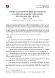 Vai trò của thai xuyên Trần Quý Cáp trong sự nghiệp khai dân trí, chấn dân khí, hậu dân sinh đầu thế kỷ XX