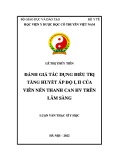 Luận văn Thạc sĩ Y học: Đánh giá tác dụng điều trị tăng huyết áp độ I, II của viên nén Thanh can HV trên lâm sàng