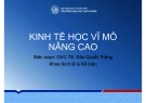 Bài giảng Kinh tế học vĩ mô nâng cao: Chương 1 - GVC.TS. Đào Quyết Thắng