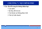 Bài giảng Kinh tế học vĩ mô nâng cao: Chương 7 - GVC.TS. Đào Quyết Thắng