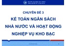 Bài giảng Kế toán công: Chuyên đề 3 - TS. Đỗ Huyền Trang