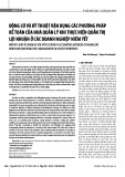 Động cơ và kỹ thuật vận dụng các phương pháp kế toán của nhà quản lý khi thực hiện quản trị lợi nhuận ở các doanh nghiệp niêm yết