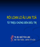 Bài giảng Rối loạn lo âu lan tỏa từ triệu chứng đến điều trị - TS. BS. Ngô Tích Linh