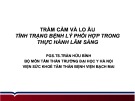 Bài giảng Trầm cảm và lo âu tình trạng bệnh lý phối hợp trong thực hành lâm sàng - PGS.TS. Trần Hữu Bình