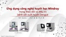 Bài giảng Ứng dụng công nghệ huyết học Mindray trong theo dõi và điều trị bệnh sốt xuất huyết Dengue