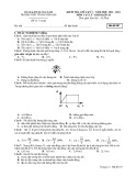 Đề thi giữa học kì 1 môn Vật lí lớp 10 năm 2023-2024 - Trường THPT Võ Nguyên Giáp, Quảng Nam
