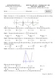 Đề thi giữa học kì 1 môn Toán lớp 12 năm 2023-2024 - Trường THPT Võ Nguyên Giáp, Quảng Nam