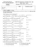 Đề thi giữa học kì 1 môn Toán lớp 6 năm 2022-2023 có đáp án - Trường THCS Phan Bội Châu, Hiệp Đức