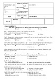 Đề thi giữa học kì 1 môn Vật lí lớp 8 năm 2022-2023 có đáp án - Trường THCS Chu Văn An, Hiệp Đức