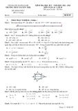 Đề thi học kì 1 môn Toán lớp 10 năm 2022-2023 - Trường THPT Nguyễn Trãi, Quảng Nam