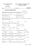 Đề thi giữa học kì 1 môn Toán lớp 10 năm 2022-2023 - Trường THPT Nguyễn Trãi, Quảng Nam