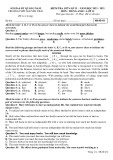 Đề thi giữa học kì 2 môn Tiếng Anh lớp 12 năm 2022-2023 - Trường THPT Nguyễn Trãi, Quảng Nam