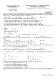 Đề thi giữa học kì 1 môn Vật lý lớp 12 năm 2022-2023 - Trường THPT Âu Cơ, Quảng Nam